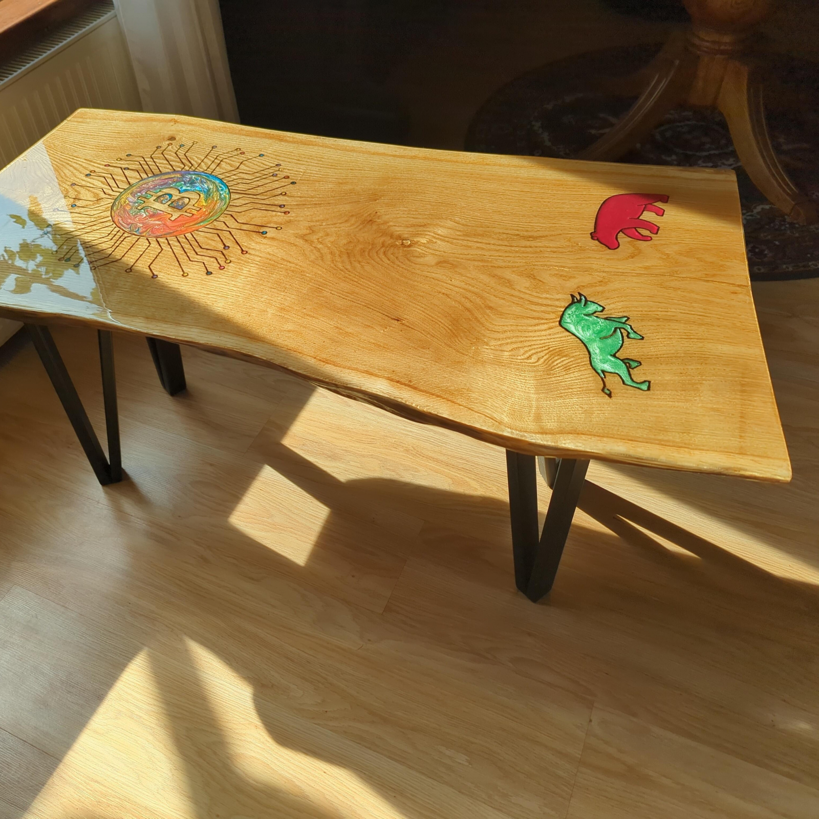 Bitcoin Coffee Table
