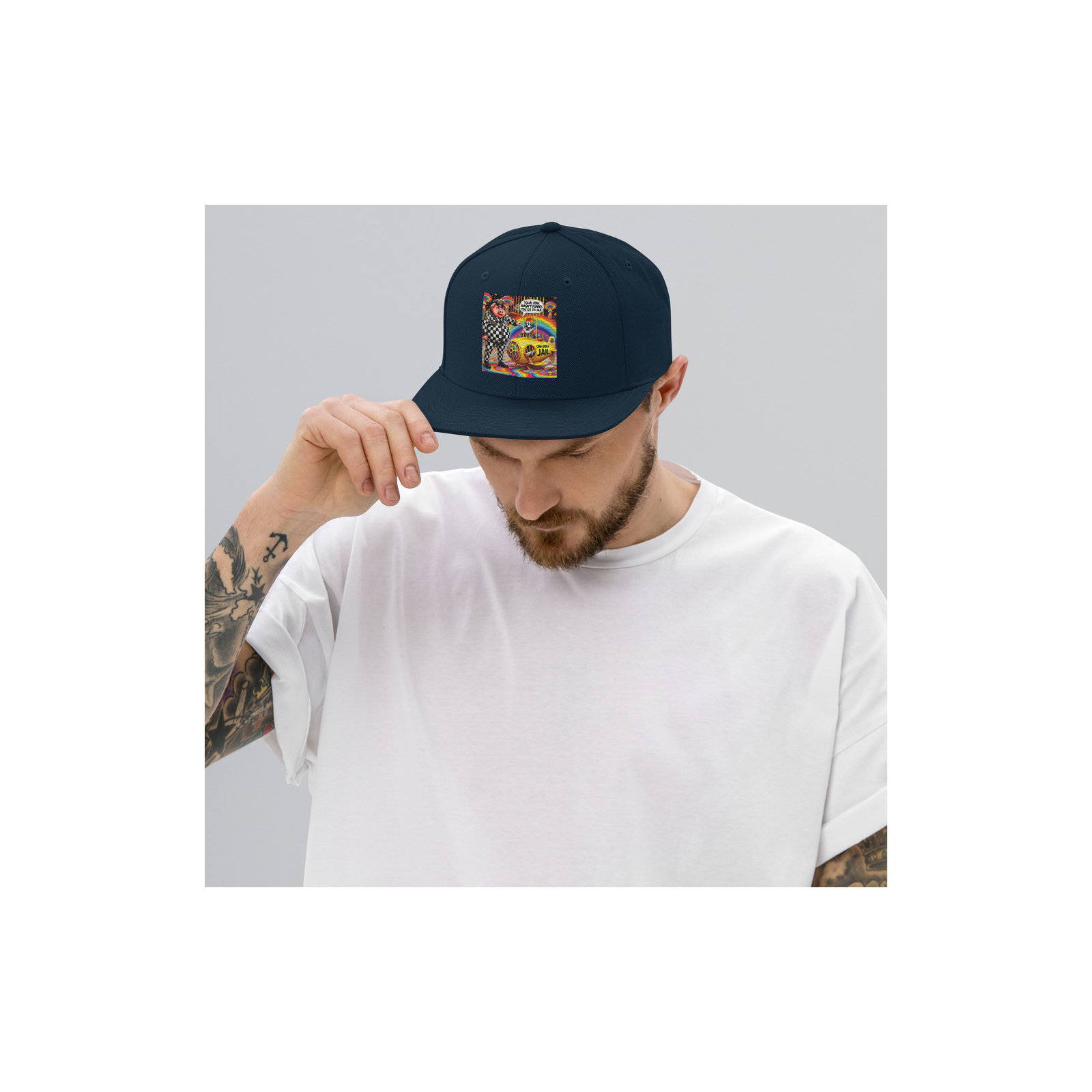 Snapback Hat Designer Artist: Mars: "You go to jail"