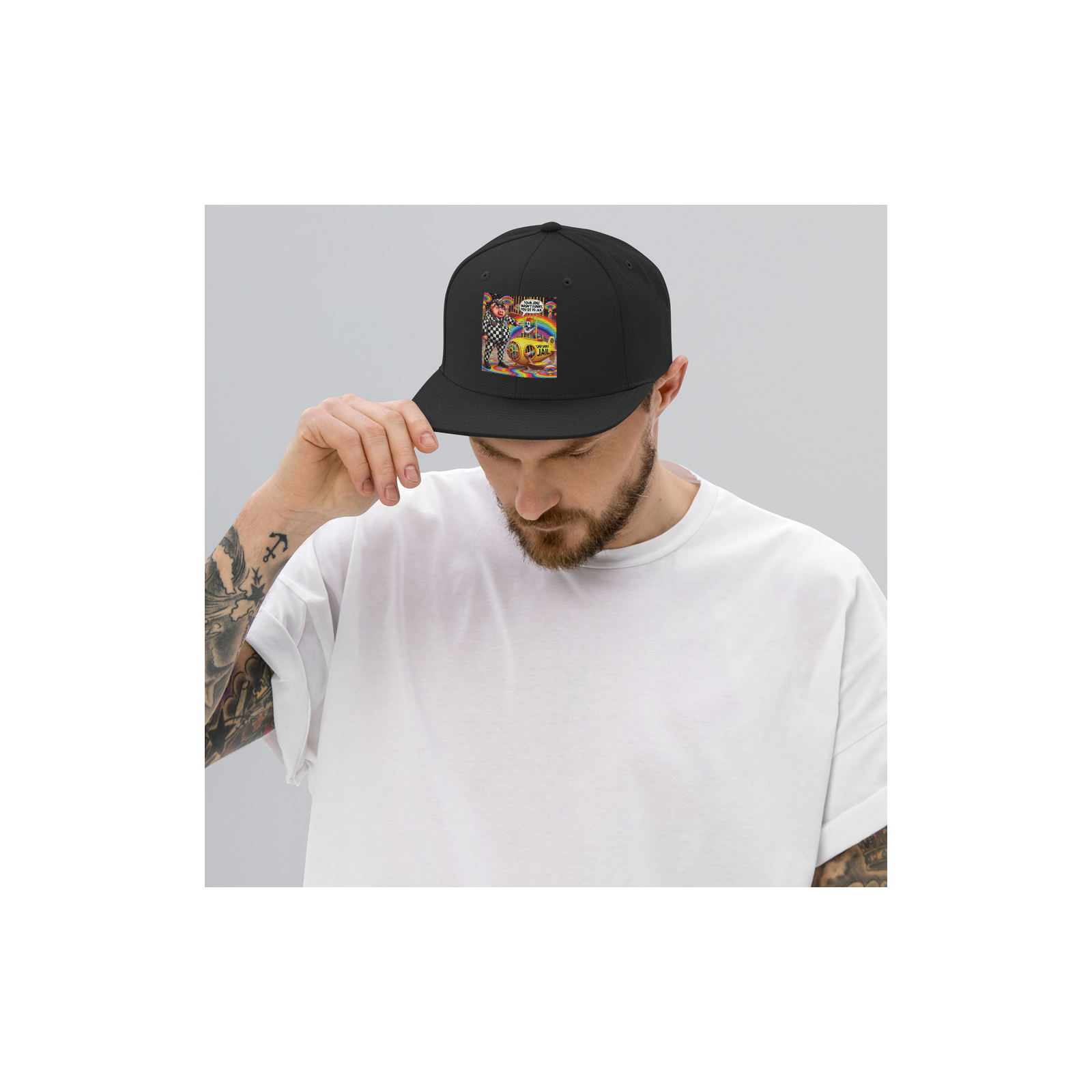 Snapback Hat Designer Artist: Mars: "You go to jail"