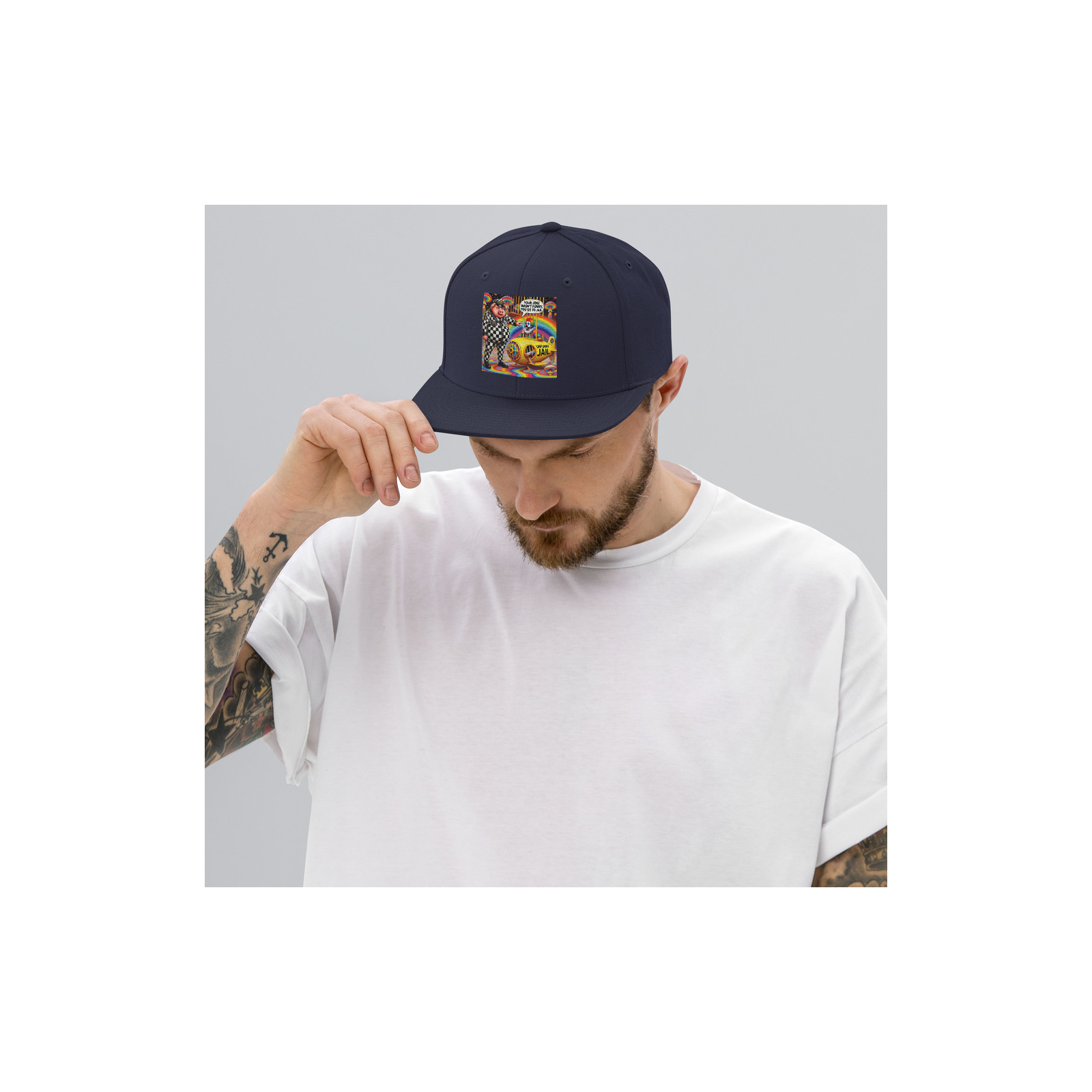 Snapback Hat Designer Artist: Mars: "You go to jail"