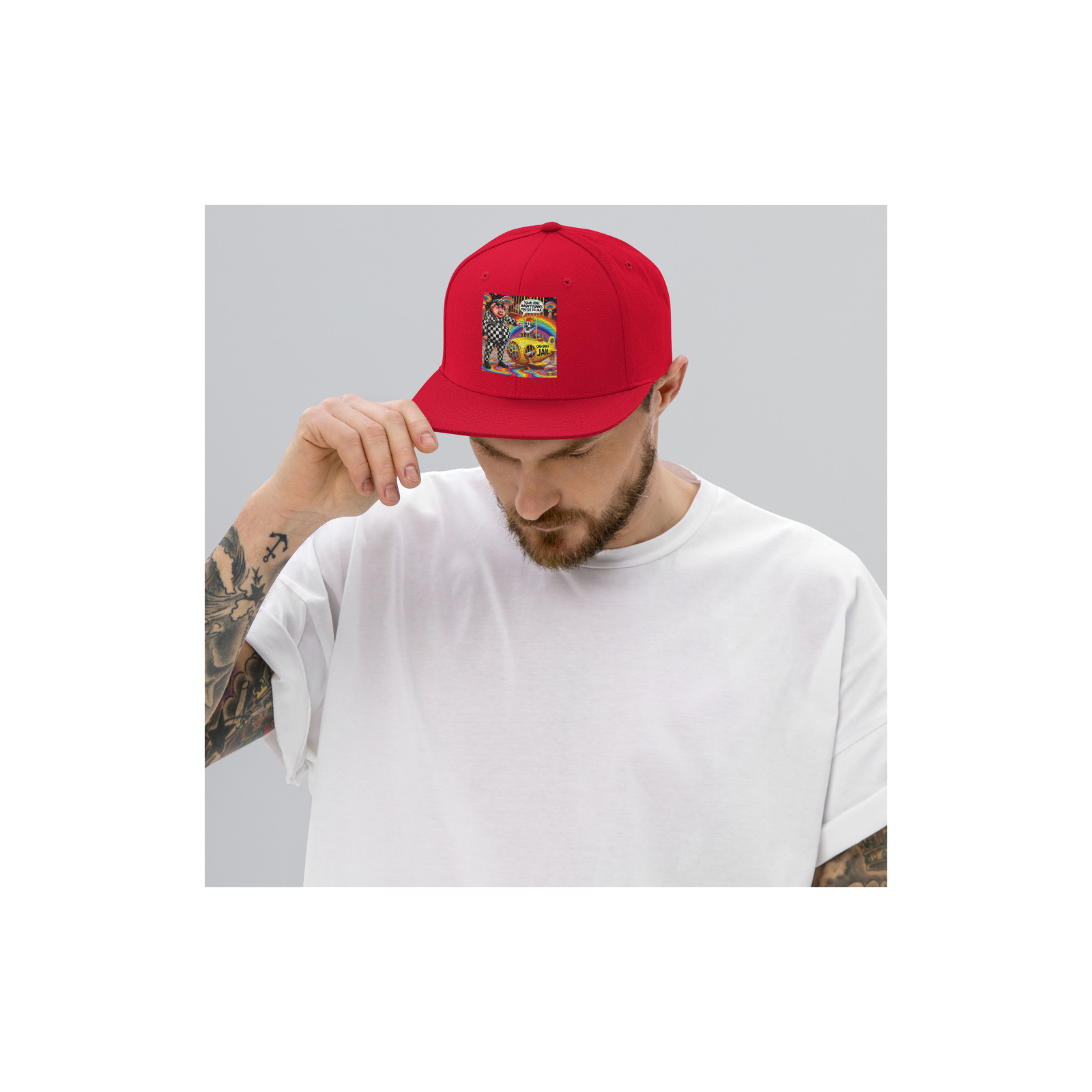 Snapback Hat Designer Artist: Mars: "You go to jail"
