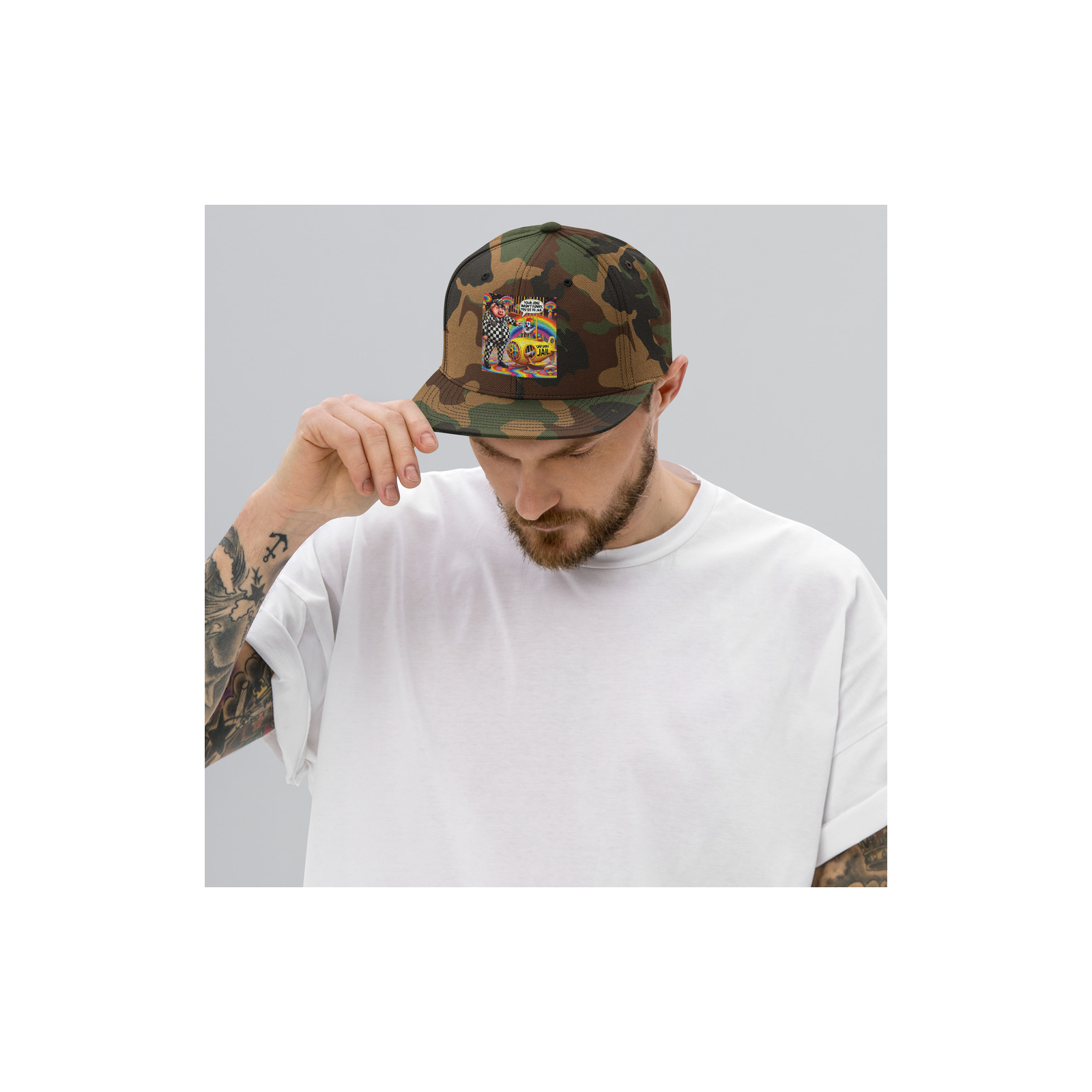 Snapback Hat Designer Artist: Mars: "You go to jail"