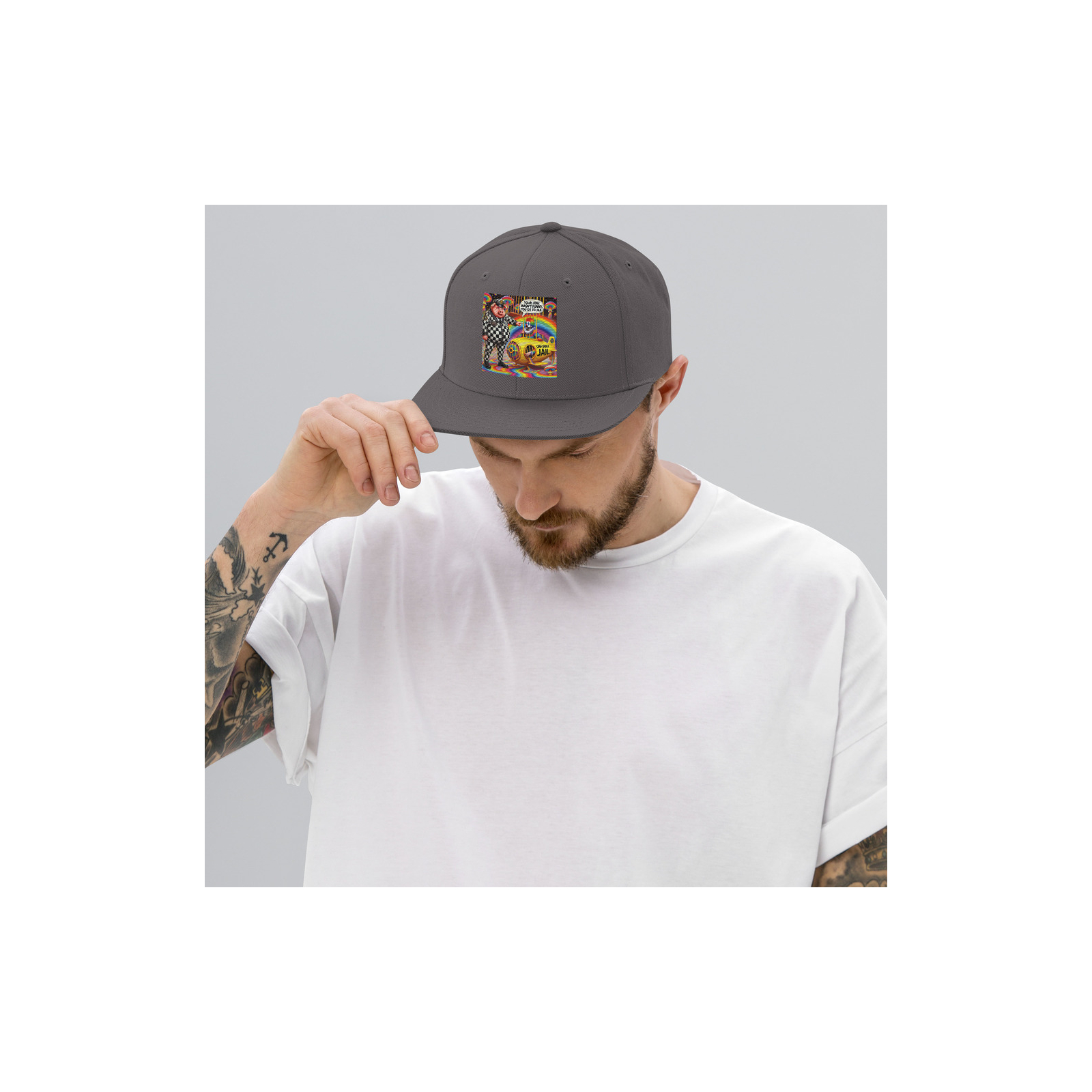Snapback Hat Designer Artist: Mars: "You go to jail"