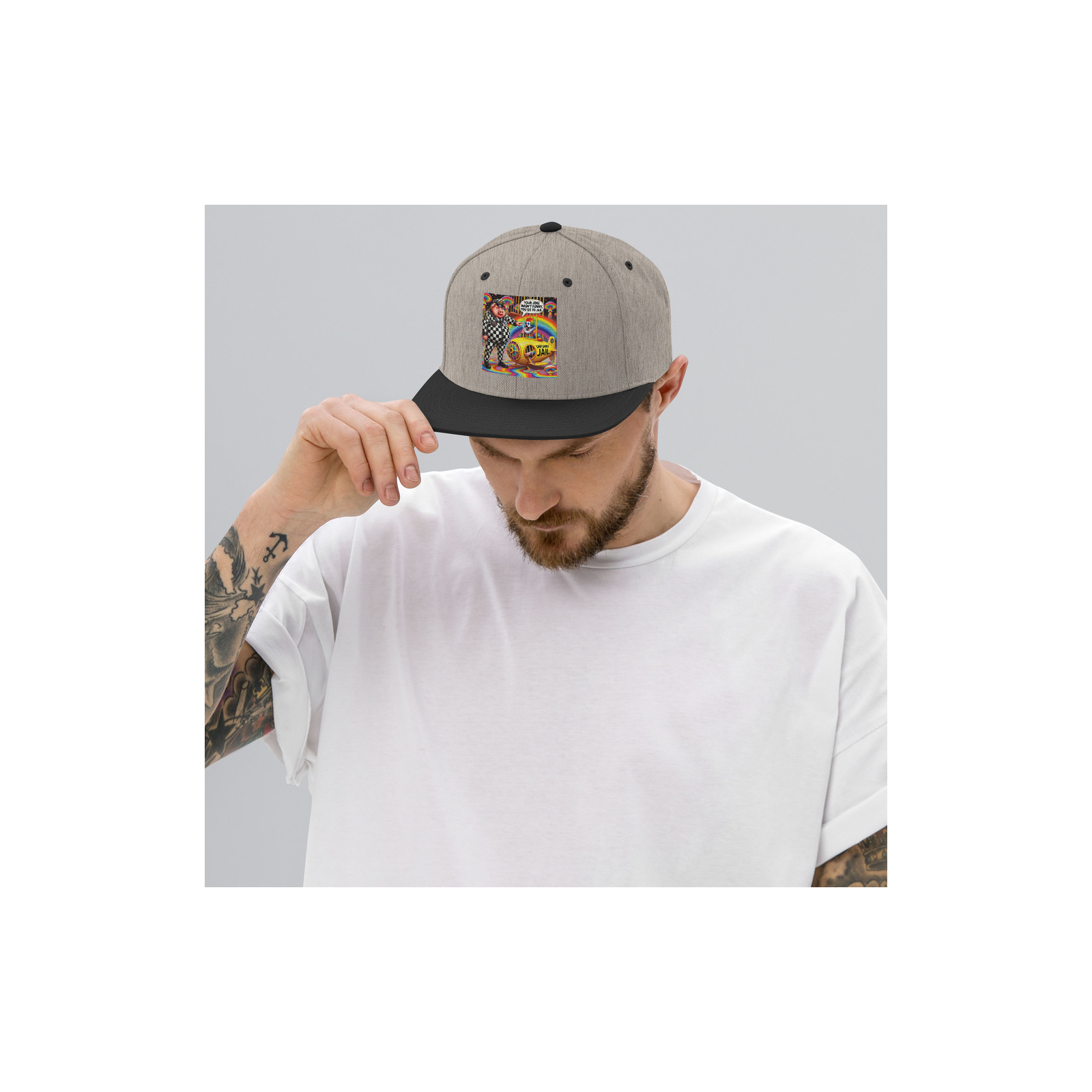 Snapback Hat Designer Artist: Mars: "You go to jail"