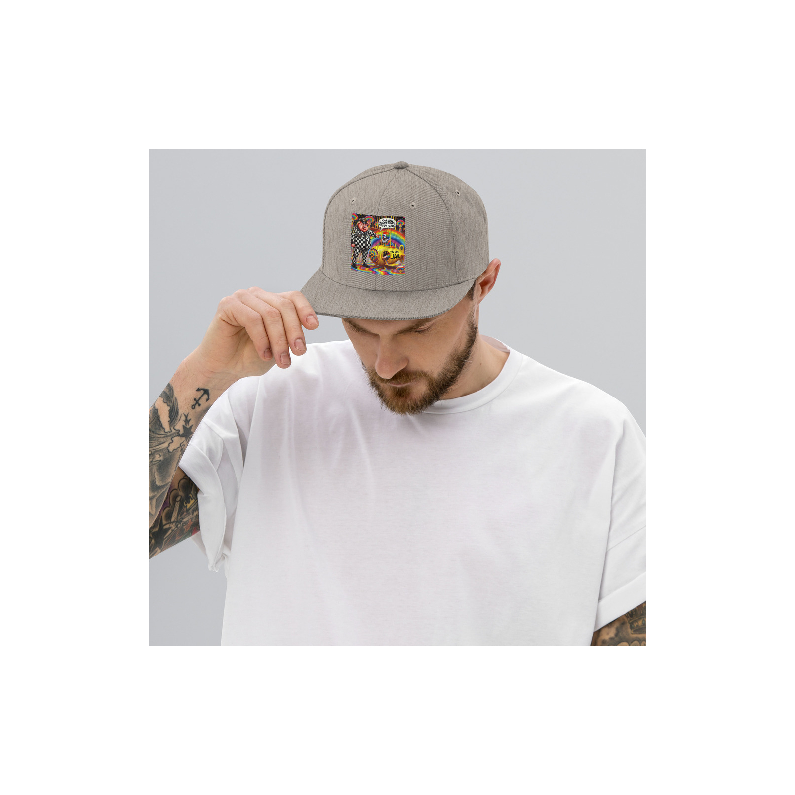 Snapback Hat Designer Artist: Mars: "You go to jail"