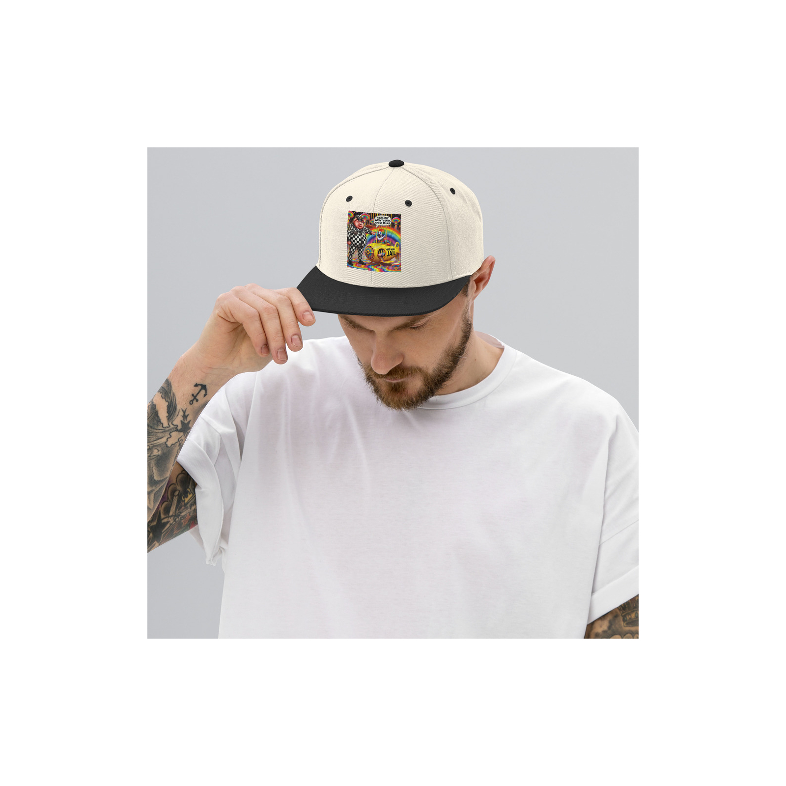 Snapback Hat Designer Artist: Mars: "You go to jail"