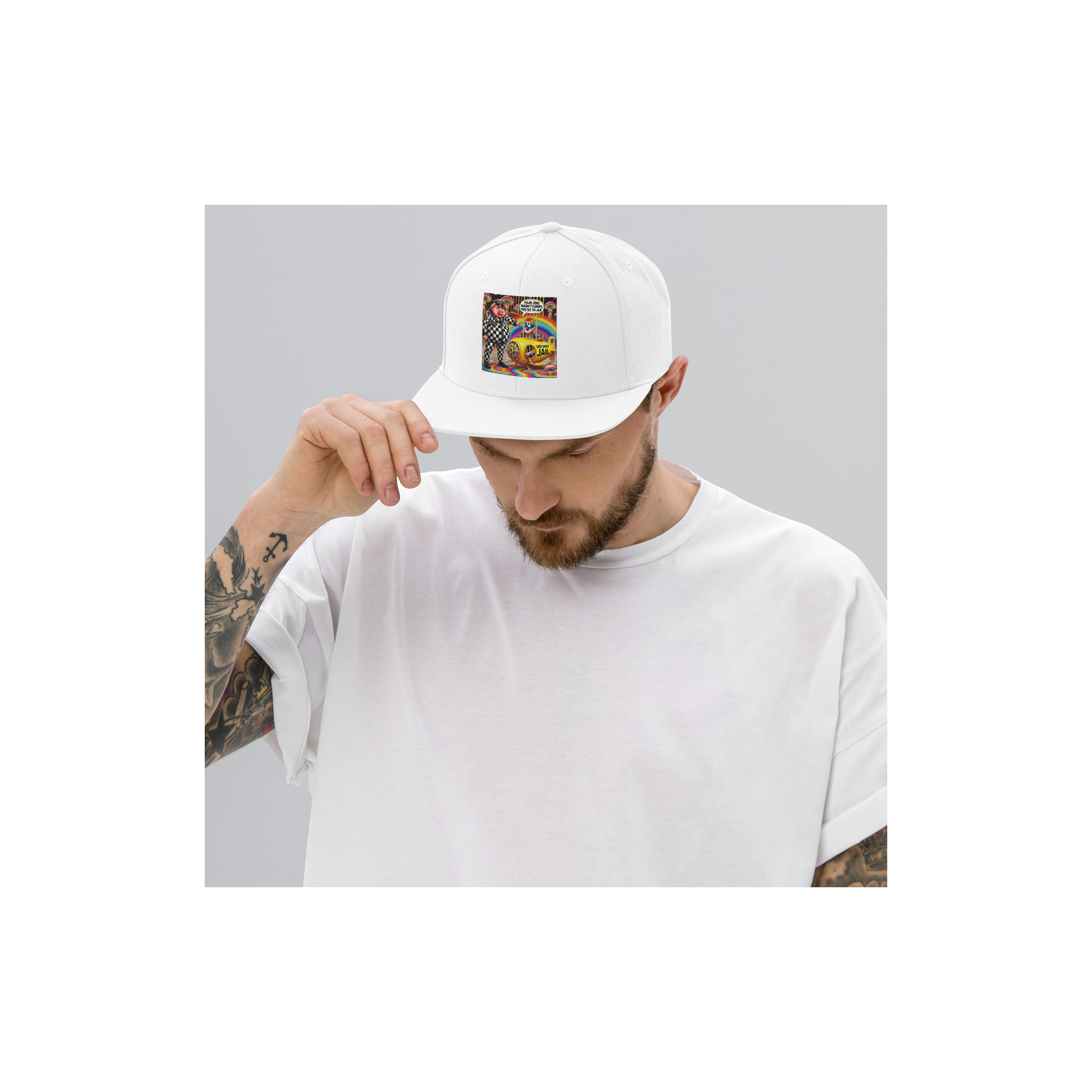 Snapback Hat Designer Artist: Mars: "You go to jail"