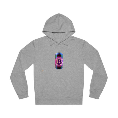 Organic Cotton Bitcoin Drink Unisex Hoodie front+back