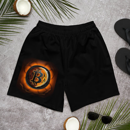 Men's Recycled Athletic Shorts -Bitcoin